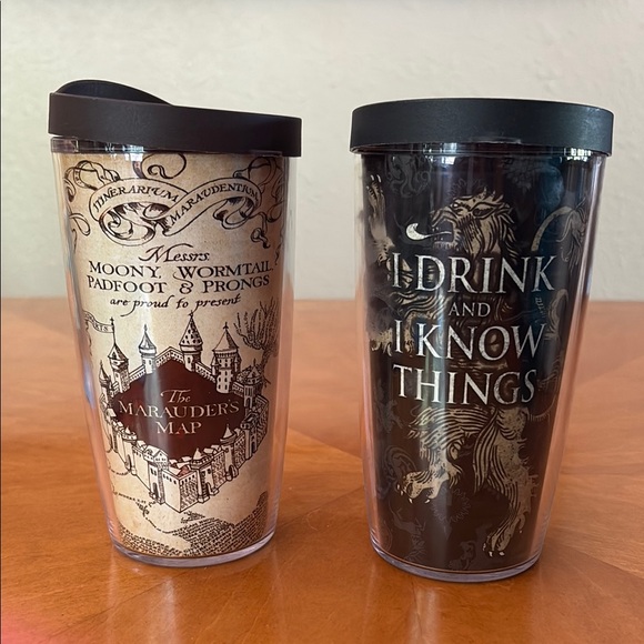 tervis Other - Tervis Marauder's Map Harry Potter and Game of Thrones Design Tumblers Lot